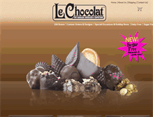 Tablet Screenshot of finestchocolate.com